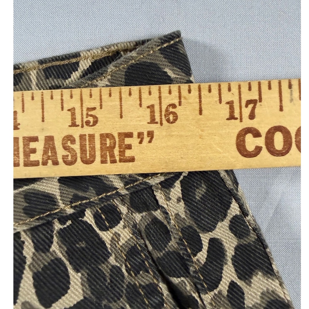 Flamingals Leopard Animal Print Wide Leg Pants XL High Waist Streetwear NWT - Picture 4 of 9
